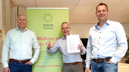 Telerscoöperatie Oxin Growers is al meer dan 15 jaar onze duurzame partner 